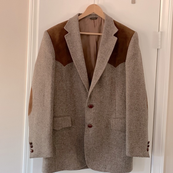 Levi's Other - Vintage Levi’s Western tweed suede blazer